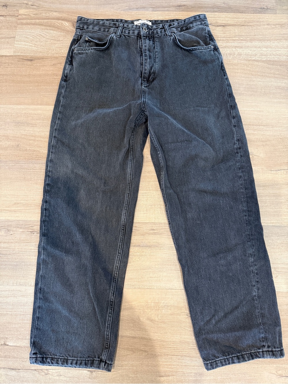 Pull & Bear high waisted wide leg jeans